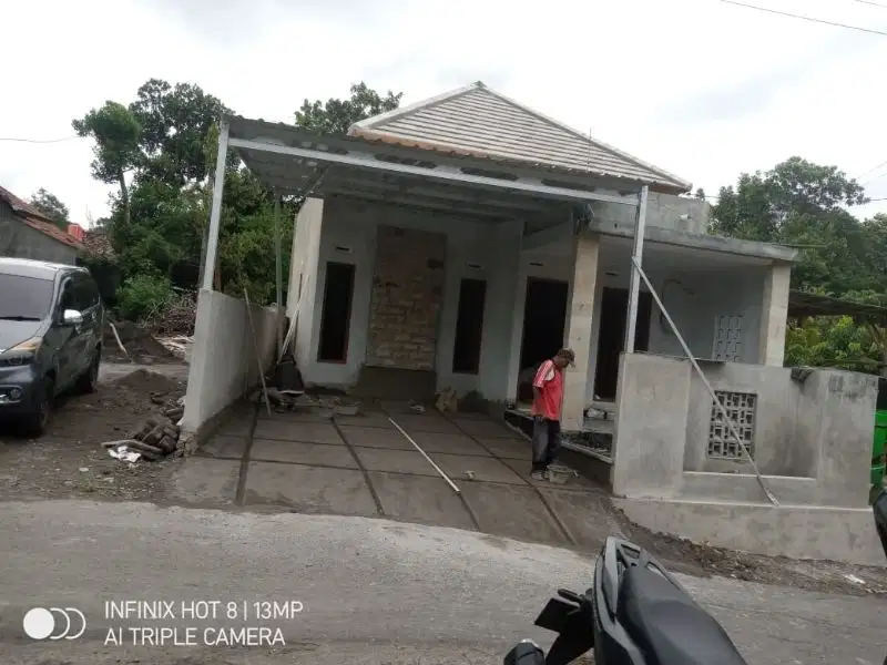 Strategis rumah di berbah akses jalan aspal