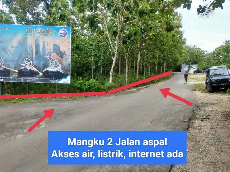 Tanah dijual murah di wisata goa pindul bejijarjo gunungkidul