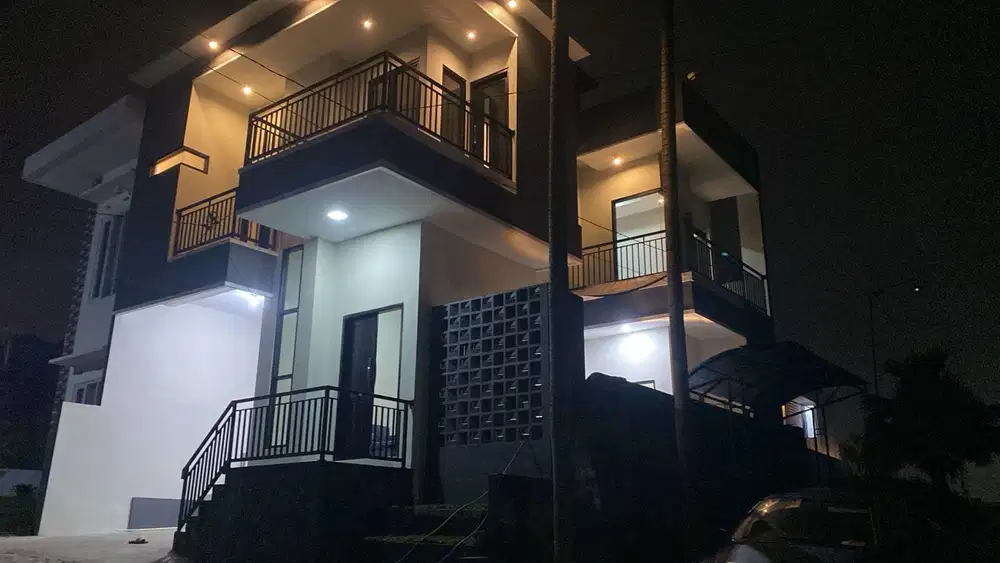 Villa murah 3lt ada kolam renang + furniture pemandangan istimewa batu
