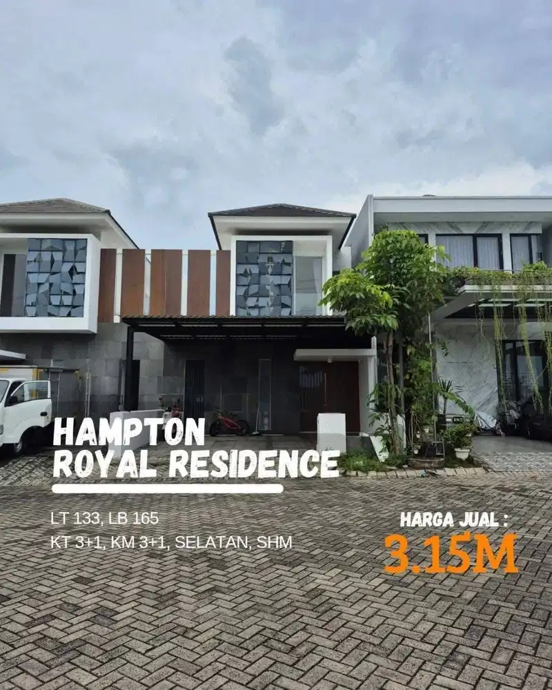 Dijual Rumah Royal Residence  Lake View Langkah