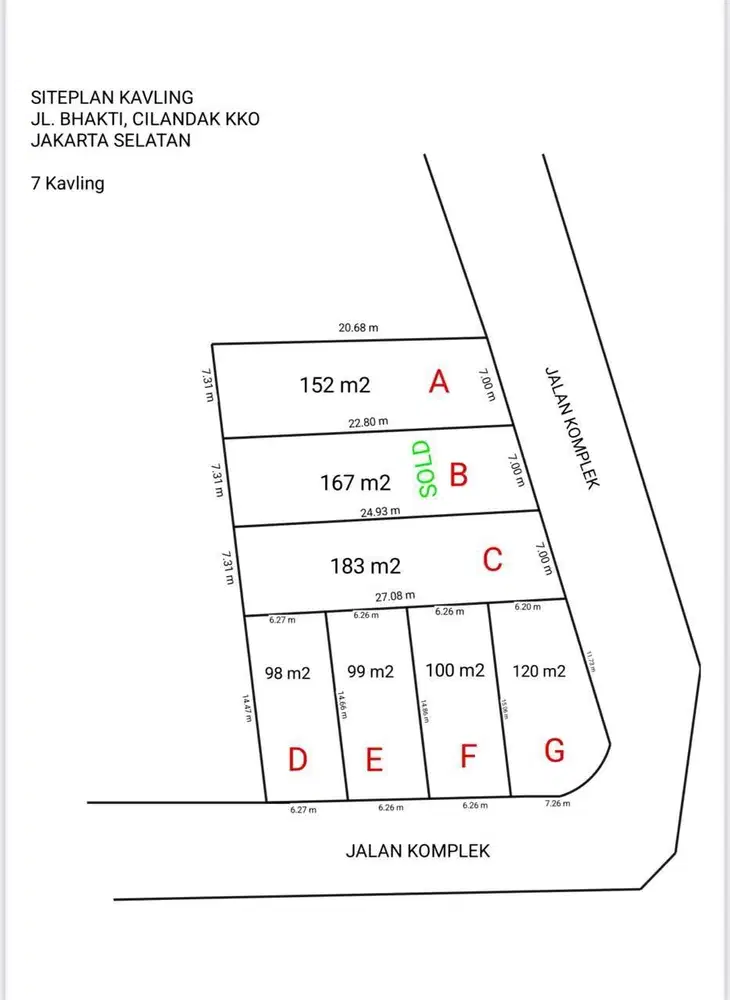 Jual Tahan Kav Di Cilandak Jakarta Selatan