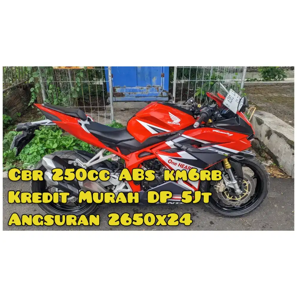 CBR 250cc 2020 ABS Merah Putih Km6Rb