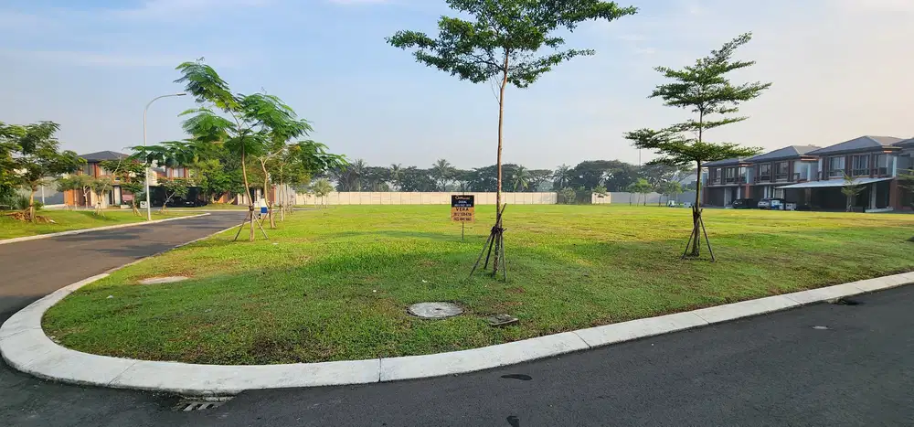 JUAL TANAH KAVLING Hoek Suvarna Sutera area Golf 412m2