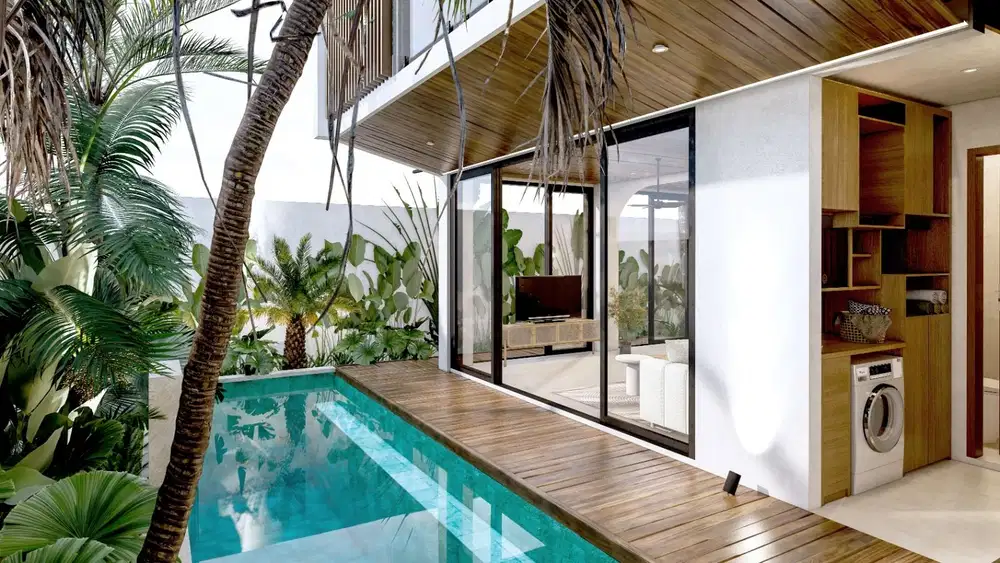 Leasehold 2 Bed Modern Villa in Kerobokan