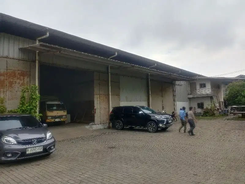 di sewakan gudang jl narogong bantar gebang kota bekasi