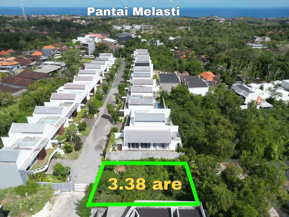 Tanah Lingkungan Villa 5 menit dari Pantai Melasti Ungasan Badung Bali