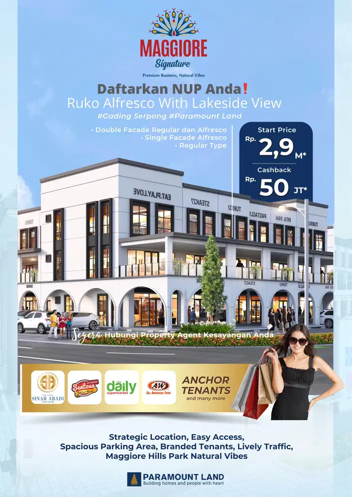 Ruko Maggiore Signature di lokasi Prime Gading Serpong, start 2,9M