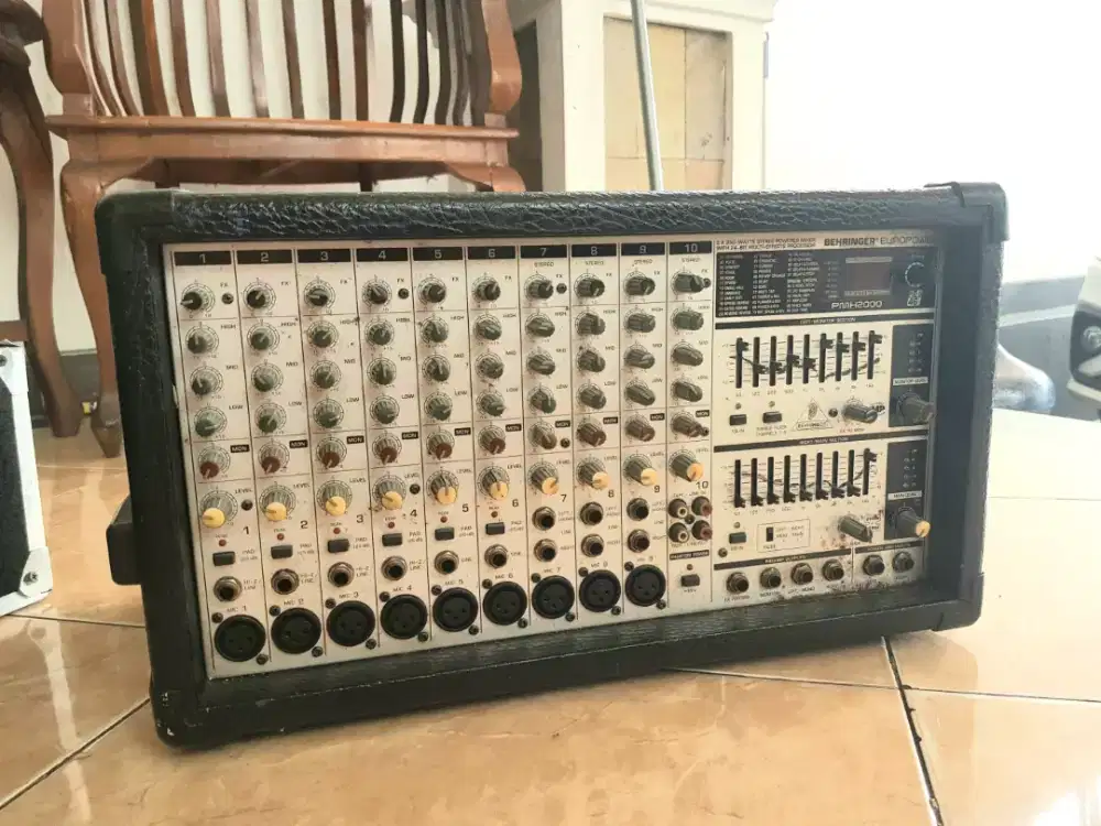 Power mixer Behringer pmx2000 normal dan original