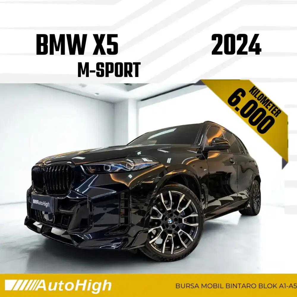 DP10% [Km6.000] X5 M-Sport 2024 Black Reg 2025 #AUTOHIGH
