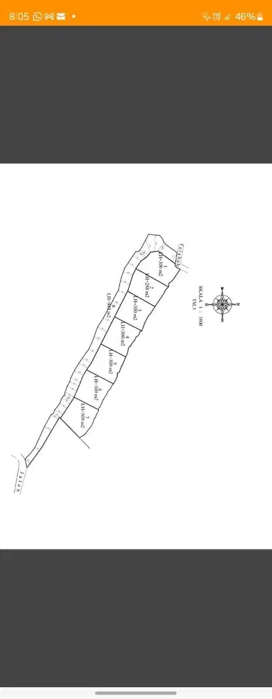 Dijual 7 kavling 300 m2 cemagi