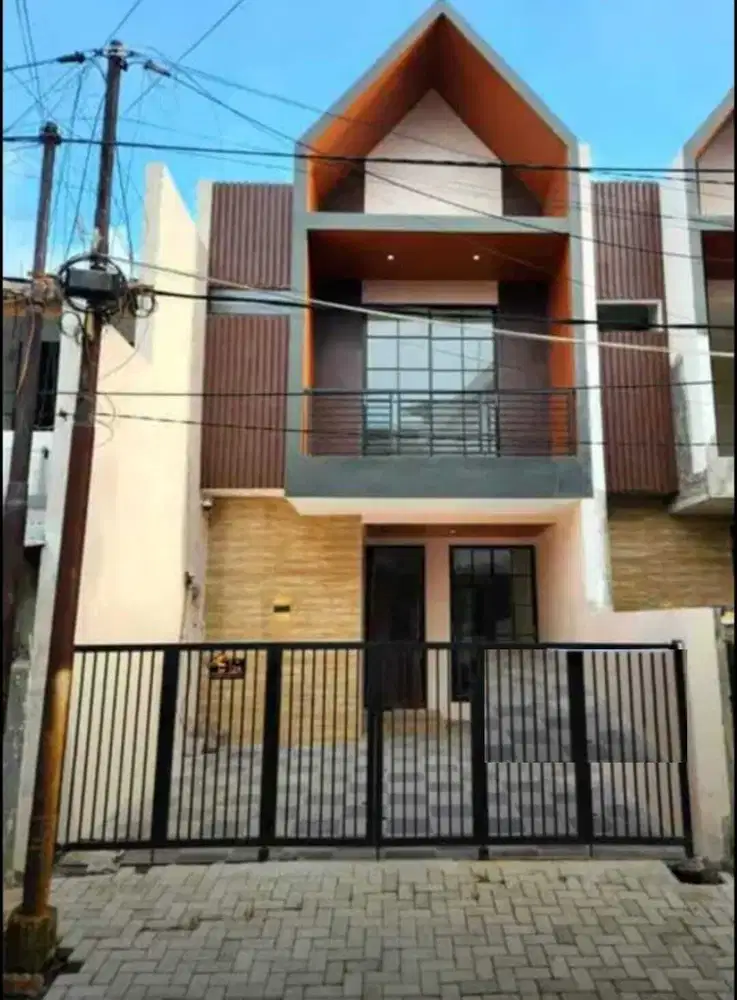 (Selangkah MERR)Rumah Scandinavian Style Rungkut Mapan Surabaya