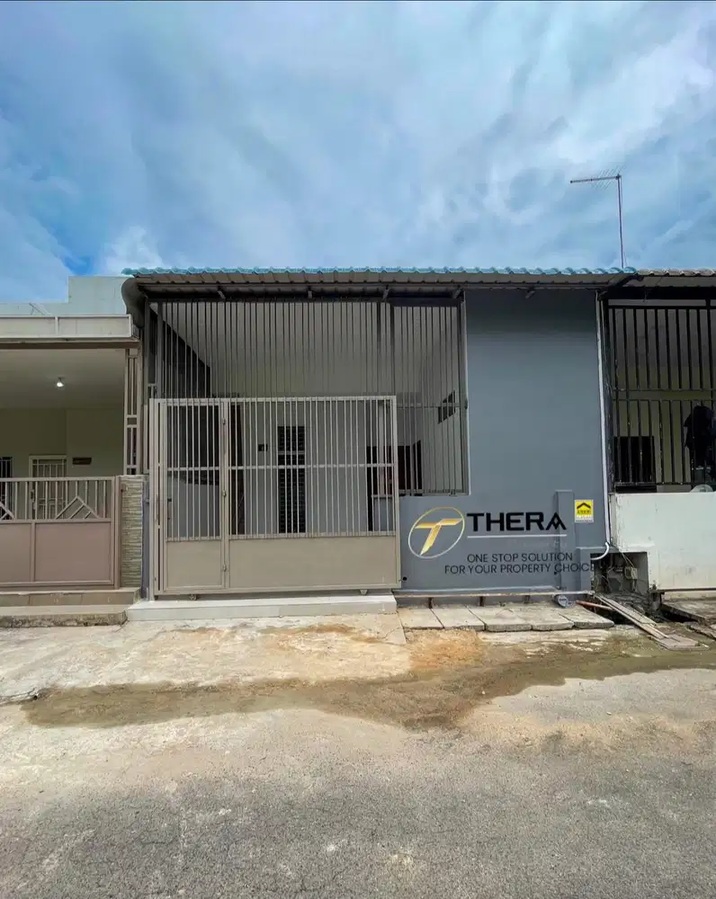 Dijual murah Rumah 1 lantai full renovasi di perumahan sandona