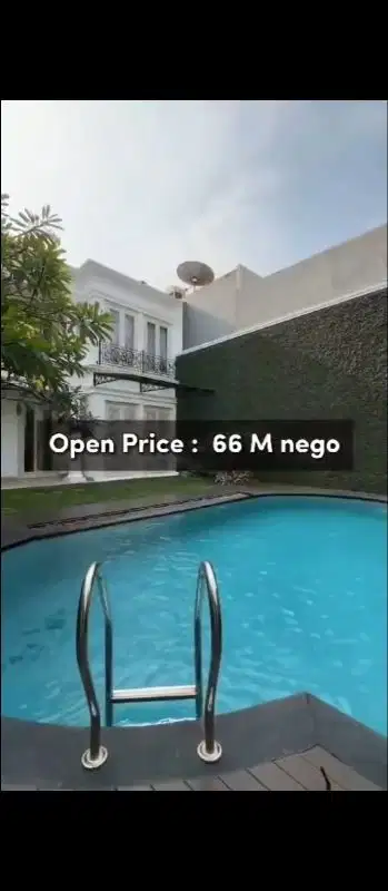 dijual rumah baru super  mewah di Menteng Jakarta Pusat tanah nya 661m