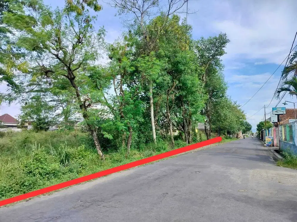 DIJUAL TANAH TIMUR CANDI SAMBISARI KALASAN