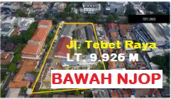 Tanah Premium Terluas BAWAH NJOP di Jl. Tebet Raya, Tebet, Jakarta