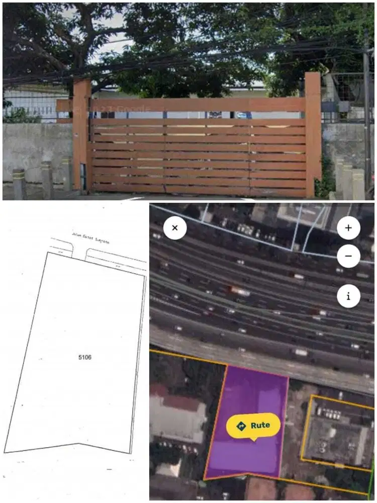 Dijual KAVLING TANAH di Jl. GATOT SUBROTO - Jakarta Selatan