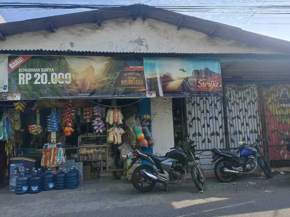 Dijual Tanah Siap Bangun bonus bangunan toko & gudang Waru Sidoarjo