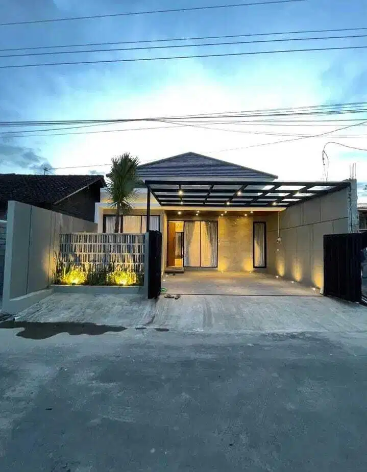Rumah baru modern di purwomartani kalasan siap huni kokoh rapi