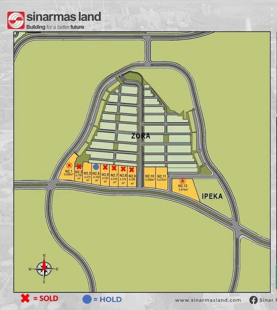 Dijual Kavling Strategis Zora BSD City