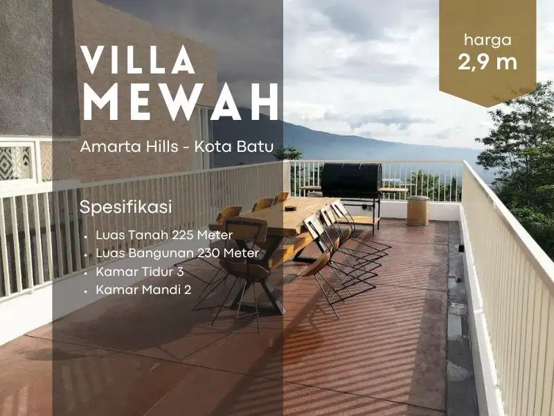 Villa Murah Kota Batu SHM Siap Balik Nama