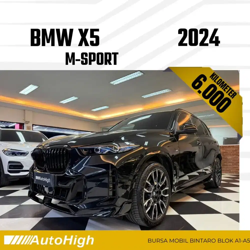 DP10% [Km6.000] X5 M-Sport 2024 Black Reg 2023 #AUTOHIGH