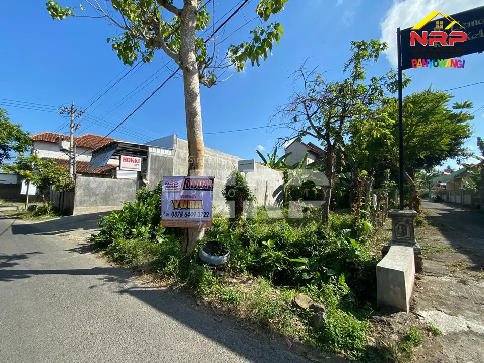 Dijual Tanah Hook Siap Bangun Depan Polresta Banyuwangi