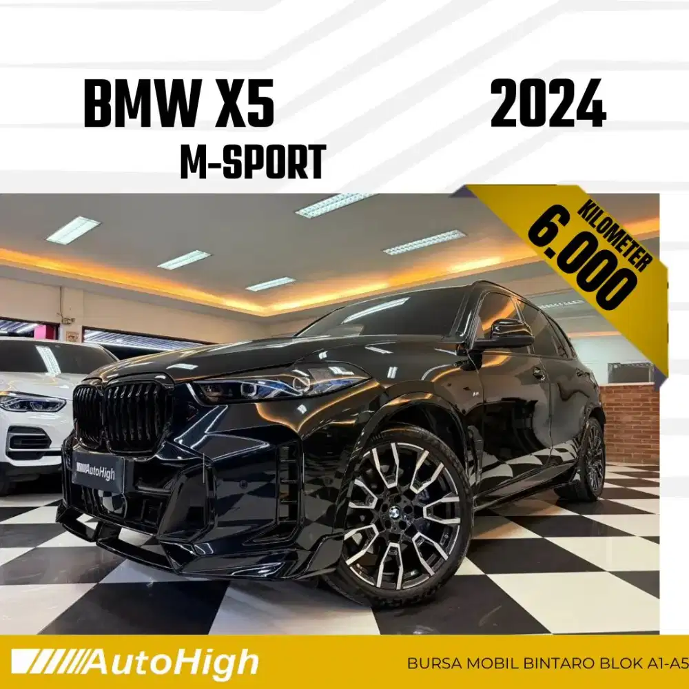 DP10% [Km6.000] X5 M-Sport 2024 Black Reg 2023 #AUTOHIGH