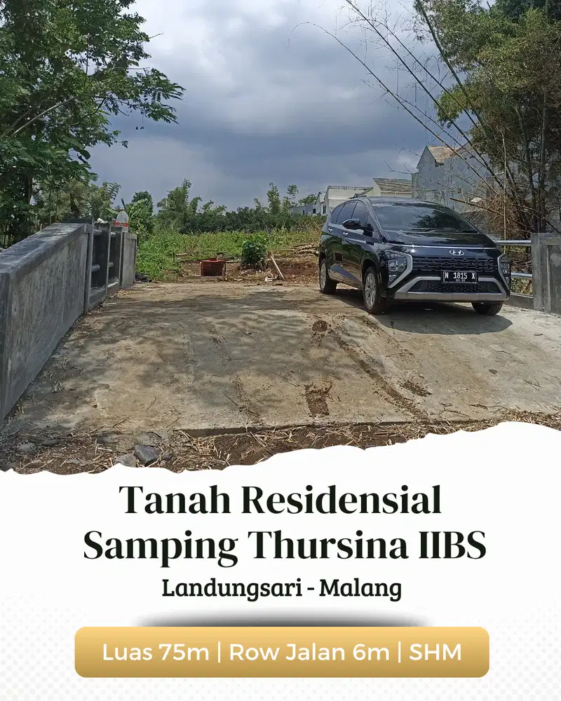 Tanah Harga 100 Jutaan di Landungsari Dau Malang Dekat UMM