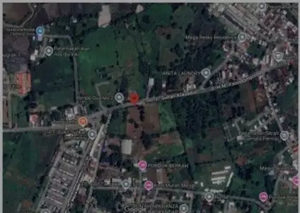 Tanah Jl Poros Samata Gowa Samping Perumahan Puri mutiara LT 6.006 M