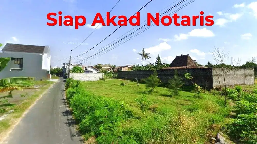 Siap Akad Notaris Tanah Jl. Kabupaten Dekat Jogja City Mall
