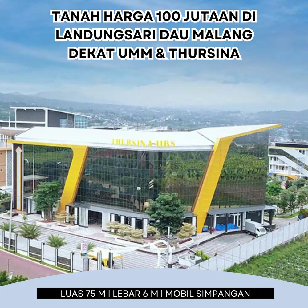 Tanah di Landungsari Dau Malang Harga 100 Jutaan Dekat UMM