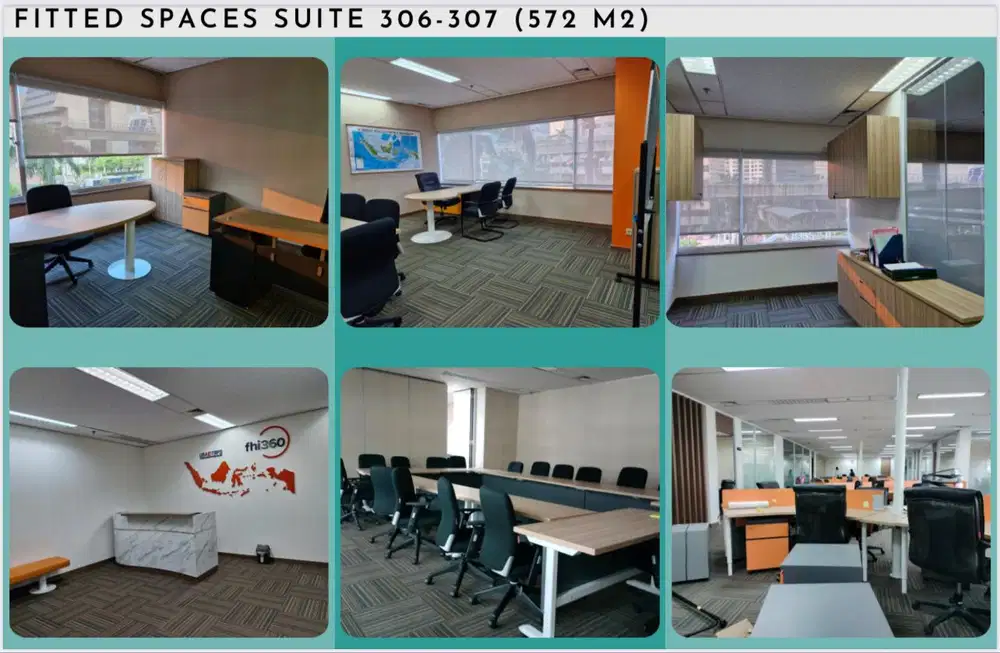 DISEWAKAN OFFICE FURNISH DI SETIABUDI ATRIUM RASUNA SAID