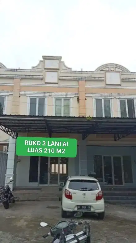 DIJUAL RUKO 3 LT  LUAS 210 M2 JL.SYARIFUDIN YOES BALIKPAPAN - KALTIM