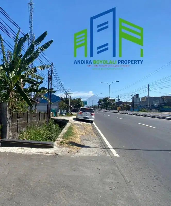 Tanah pekarangan strategis pinggir jalan raya Boyolali