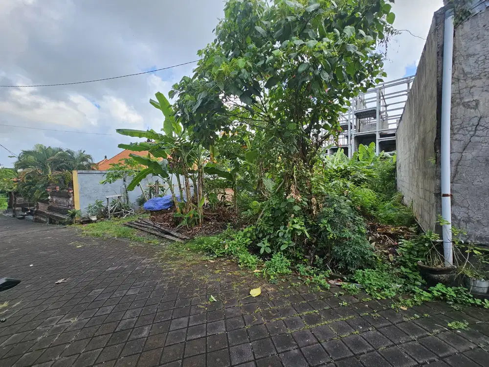 dijua tanah komersil lingkungan villa canggu brawa