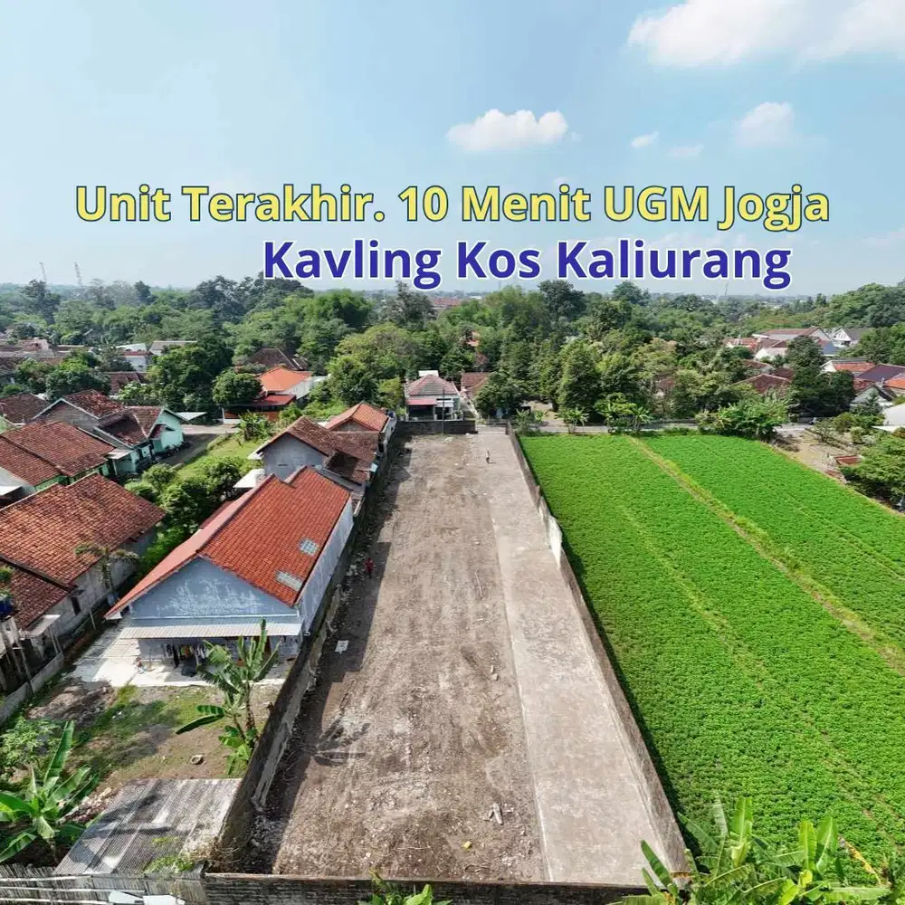 Tanah Kos UGM Sleman Harga 600Jt-an