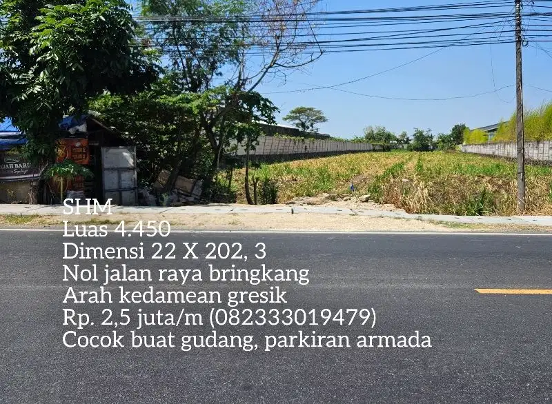 Tanah plot gudang menganti