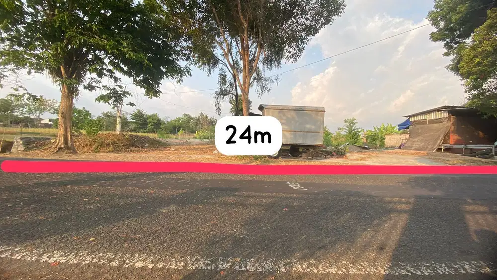 Tanah bagus cocok buat segala usaha di pendowoharjo jalan palagan