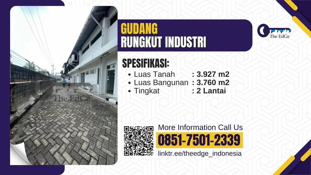 Jual Gudang Rungkut Industri Surabaya Akses Tol Juanda - The EdGe