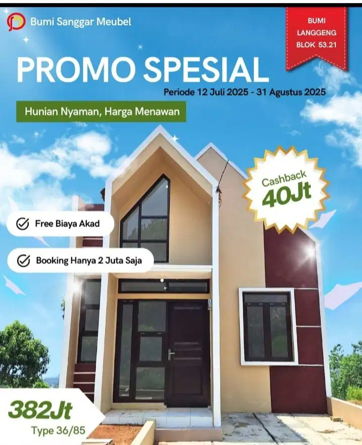 Di jual Rumah siap huni aman nyaman
