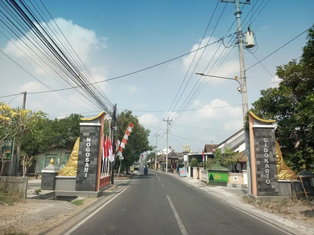 Tanah Sidokarto Dijual Murah tep jalan aspal dekat KUANTAN GODEAN