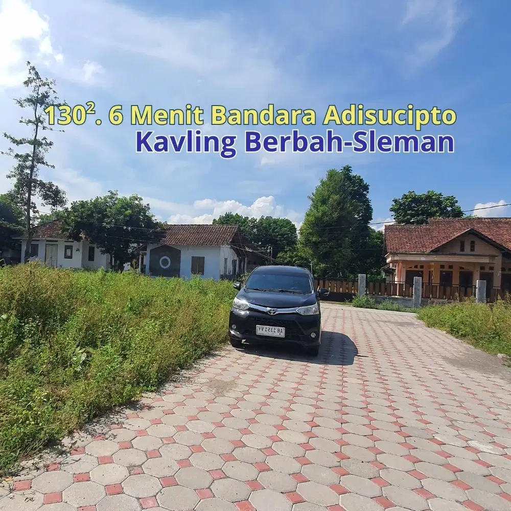 Kavling Villa Berbah, 200m², 3.5jt/m², Dekat JEC