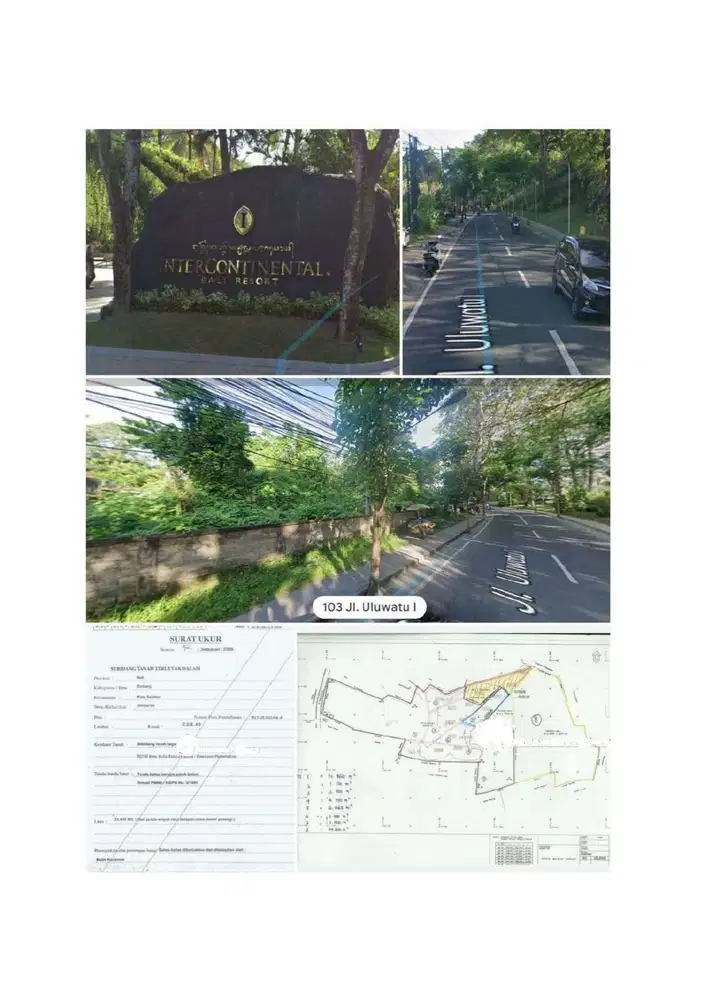 Tanah di depan Bali Intercontinental