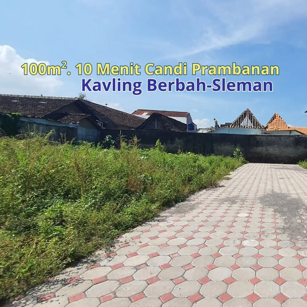 Kavling Villa Berbah, 200m², 3.5jt/m², Dekat JEC