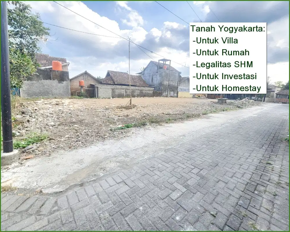 Legalitas SHM Tanah Jl. Surirejo Untuk Hunian Sleman