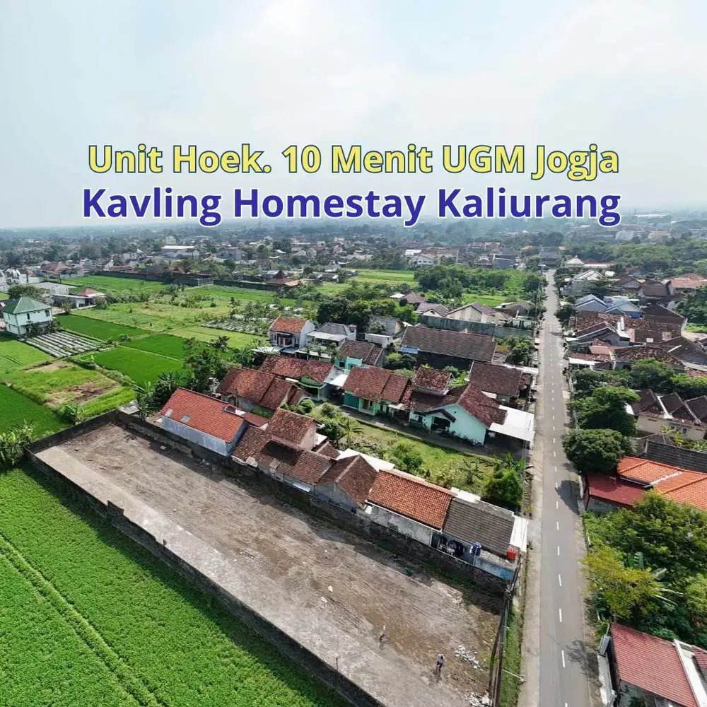 Kavling Homestay Eksklusif, 171m², 6jt-an/m², Parkir Luas