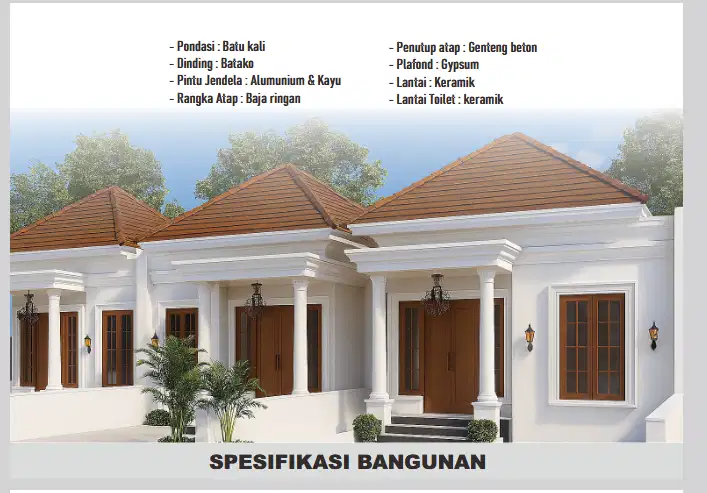 Rumah dalam cluster dekat Ibarbo Park dan RS Murangan Sleman