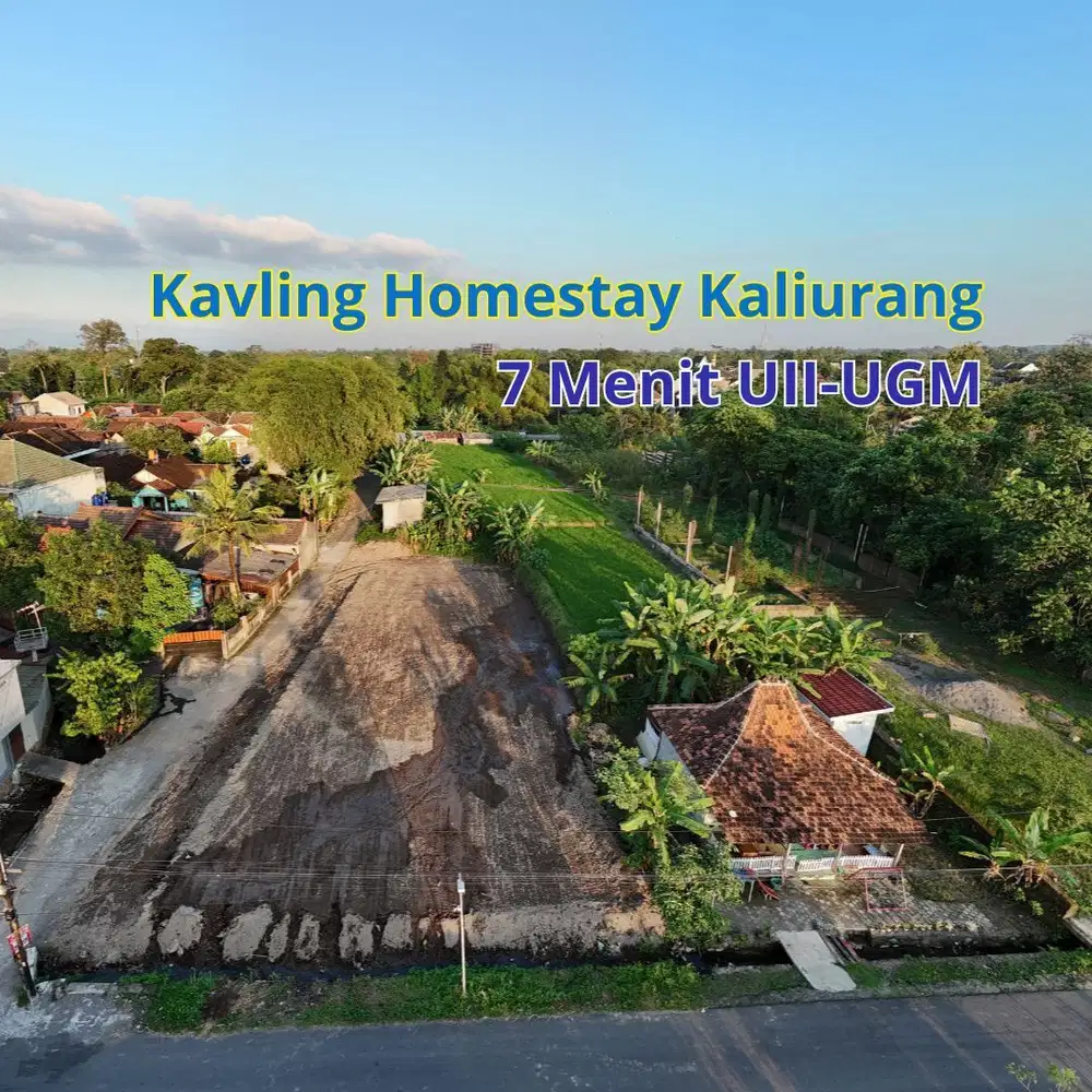 Tanah Homestay UGM, 200m², 940Jt, View Pegunungan