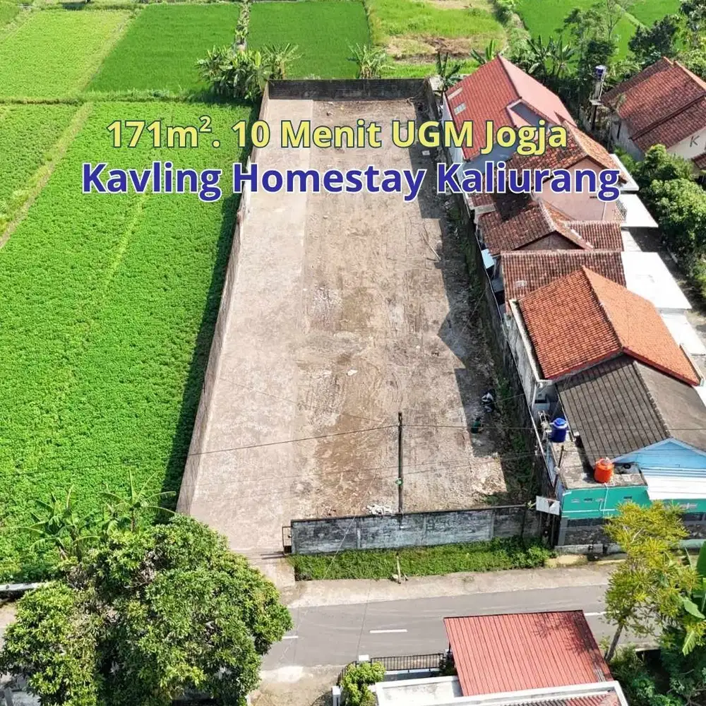 Tanah Jl. Kaliurang Km8, 171m², 6jt-an/m², Siap Bangun Kos