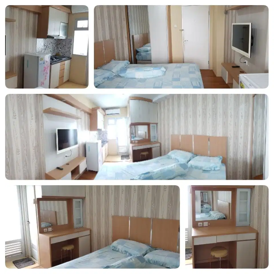 Di sewakan apartemen GNR tahunan tower chrysant lt.10, studio furnish